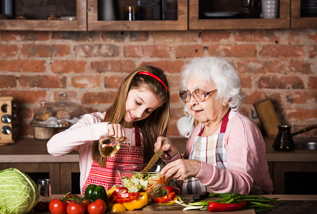 Cooking with Senior